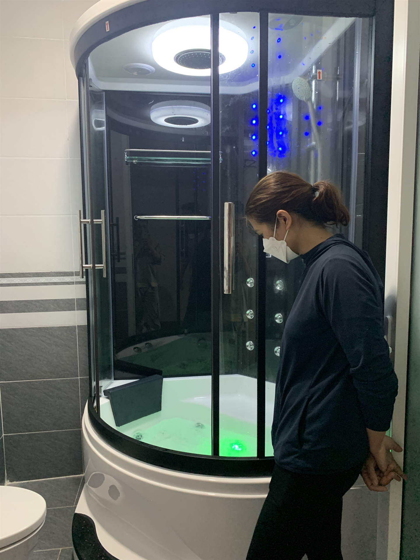 Phòng xông hơi lắp đặt tại nhà khách
