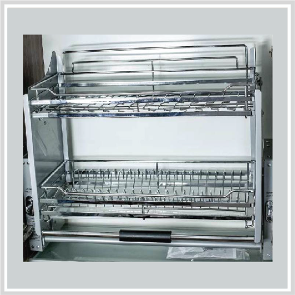 Kệ kéo 2 tầng inox 304 Higold A224BE