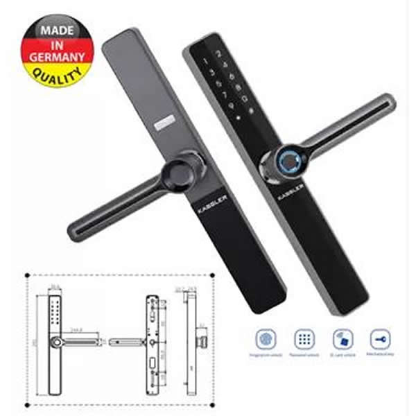 Hình ảnh Khóa cửa lùa KL-599 Black