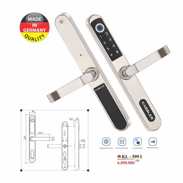 Hình ảnh Khóa vân tay Kassler KL-599I