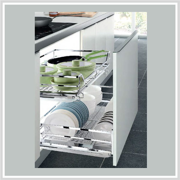 Rổ chén dĩa inox 304 Higold Diamond 301505