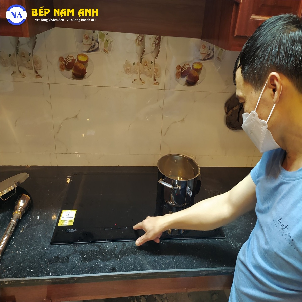 Ảnh thực tế bếp từ 2 vùng nấu