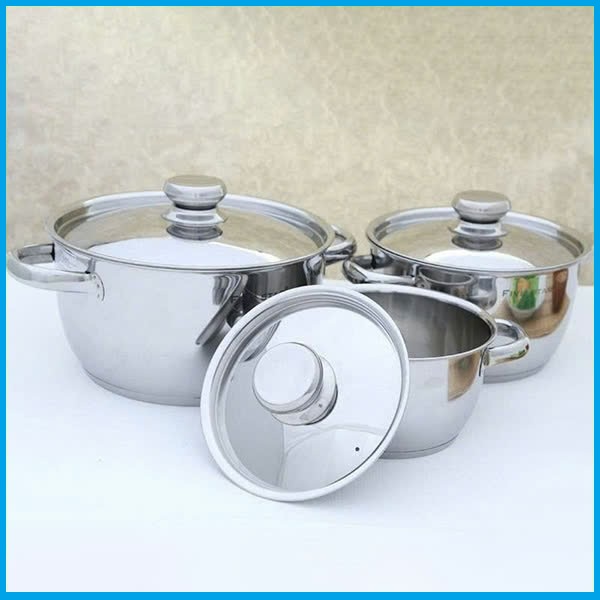 Bộ nồi từ Fivestars 6pcs 3 chiếc nắp Inox