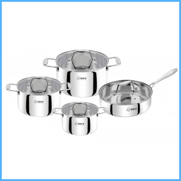 Bộ nồi Arber LUXURRY 4 nồi liền đáy