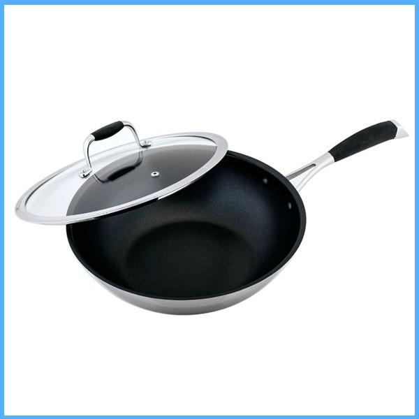 Chảo từ Faster vung kính phi 32cm