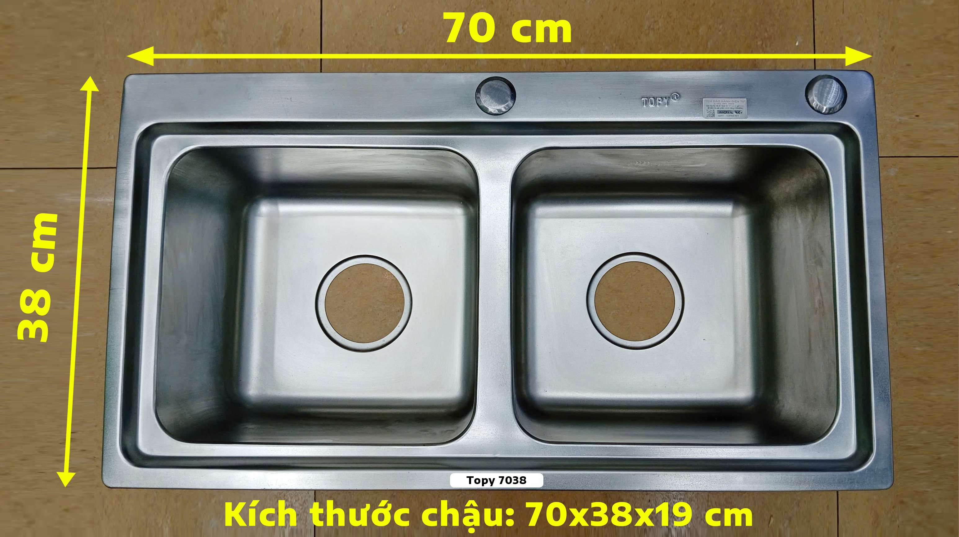 Chậu rửa bát Topy 7038