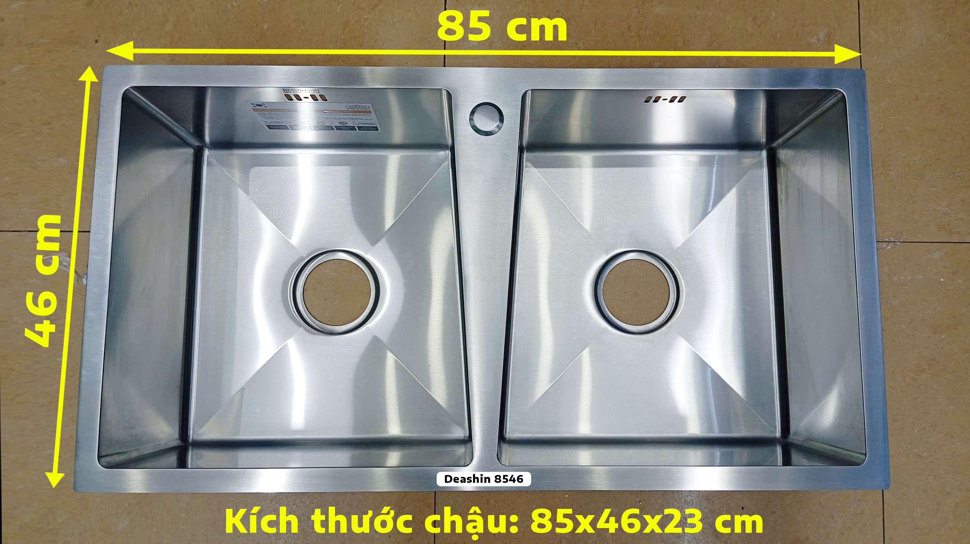 Chậu rửa bát Daeshin SQS-8546