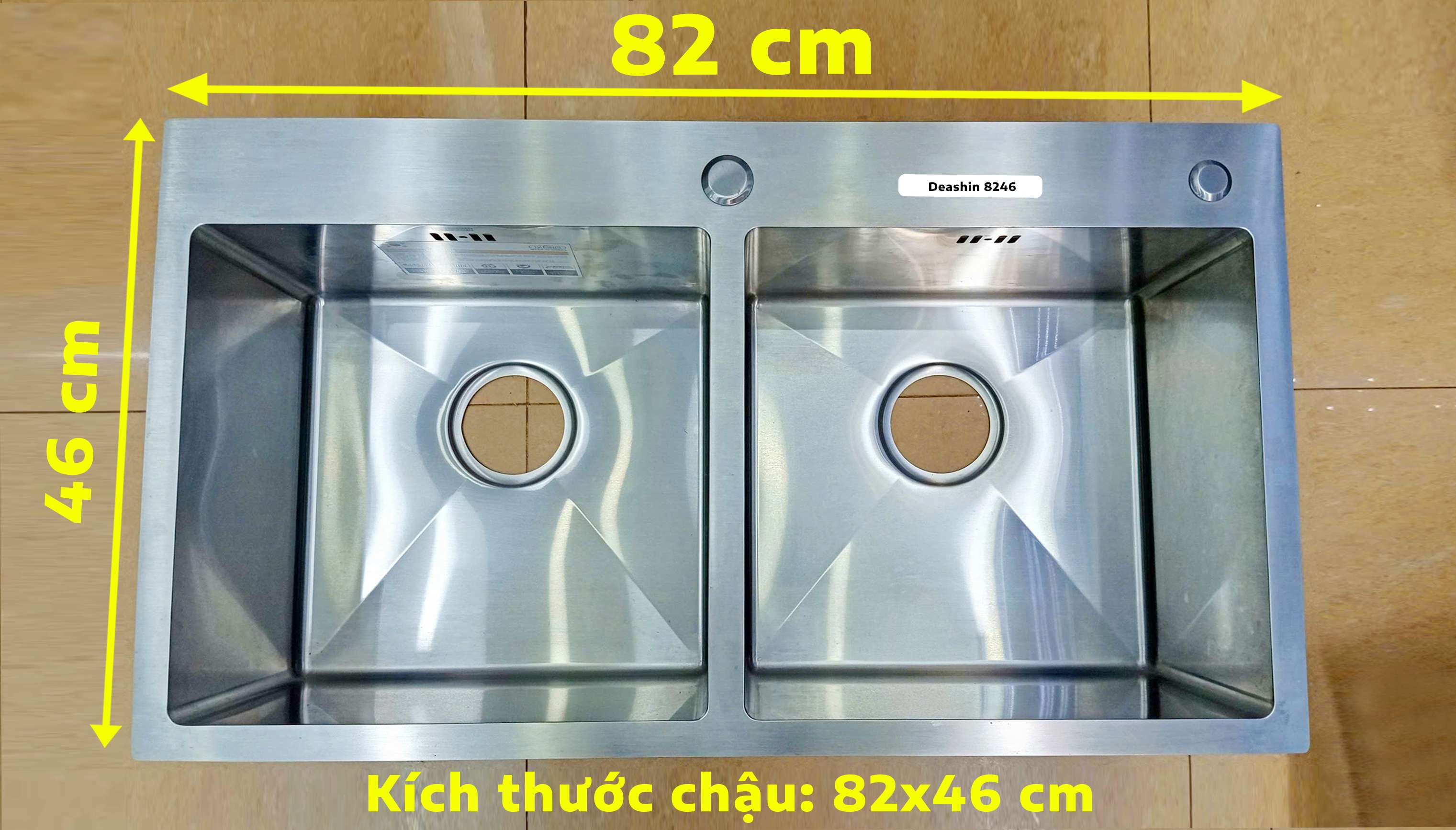 Chậu rửa bát Deashin SQS-8246