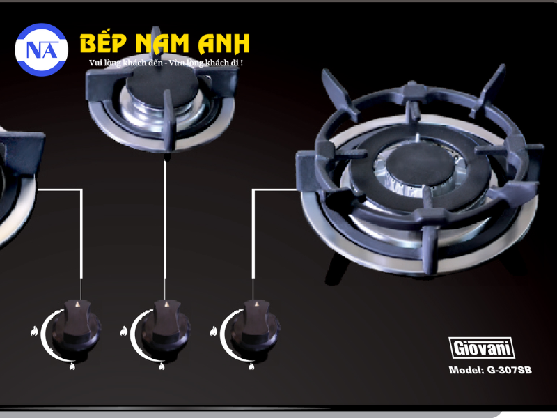 Bếp gas Giovani thương hiệu bếp gas bán chạy hàng đầu Việt Nam