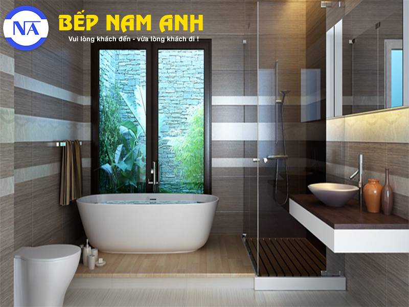 Không gian phòng tắm trở nên ấn tượng hơn với bồn tắm thương hiệu Inax
