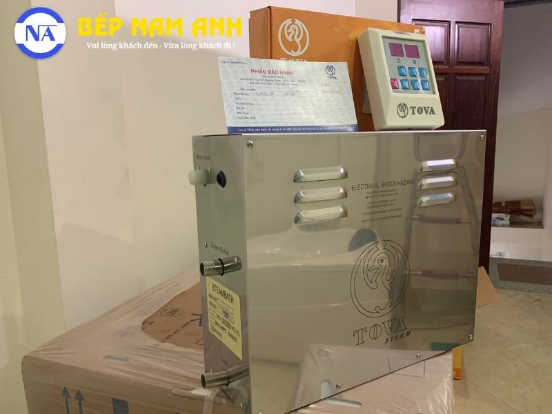 Máy xông hơi tova chính hãng tại Bếp Nam Anh