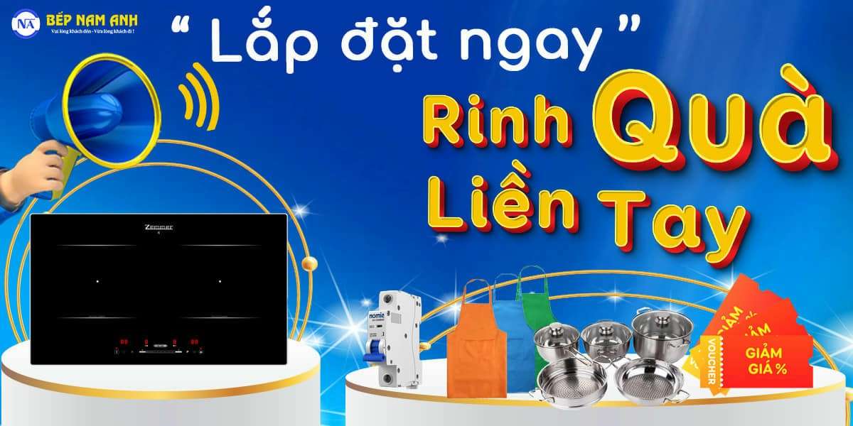 Chương trình khuyến mãi tri ân khi mua bếp từ tại Nam Anh