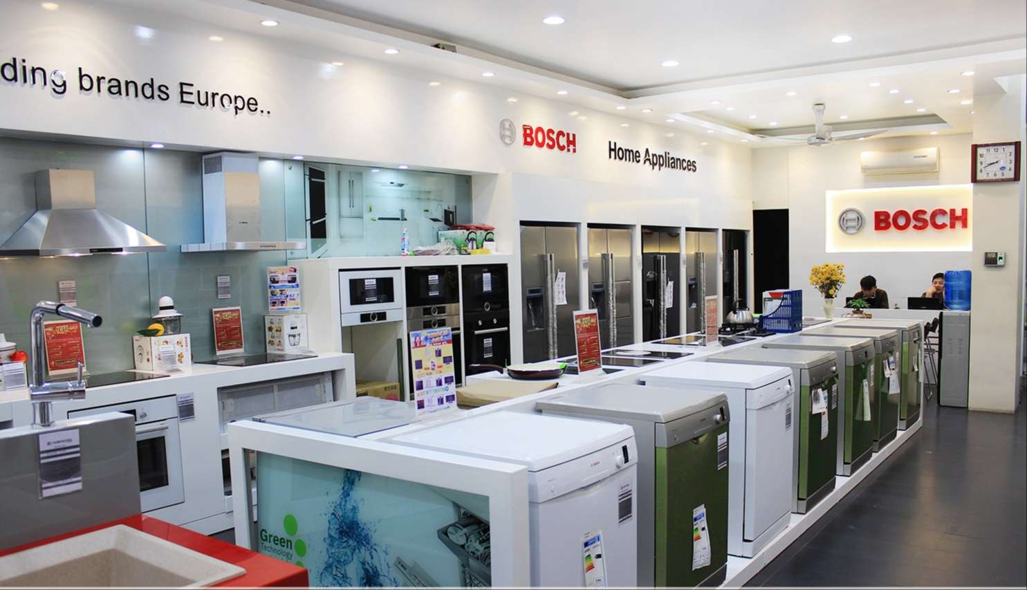 Hình ảnh trưng bày máy rửa bát tại Bếp Nam Anh Đan Phượng - Hà Nội