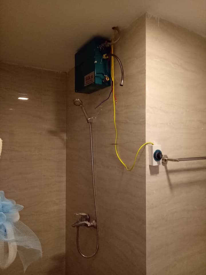 Máy xông hơi Sika được lắp đặt tại nhà khách
