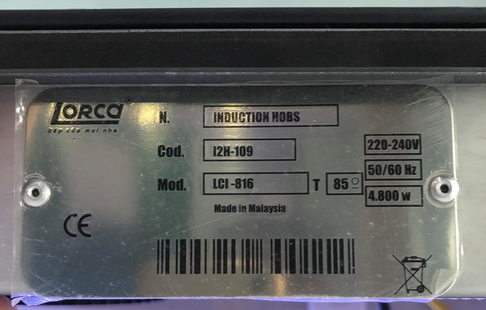 Bếp LCI 816 xuất xứ rõ ràng