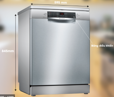 Cấu tạo máy rửa bát SMS46NI04E