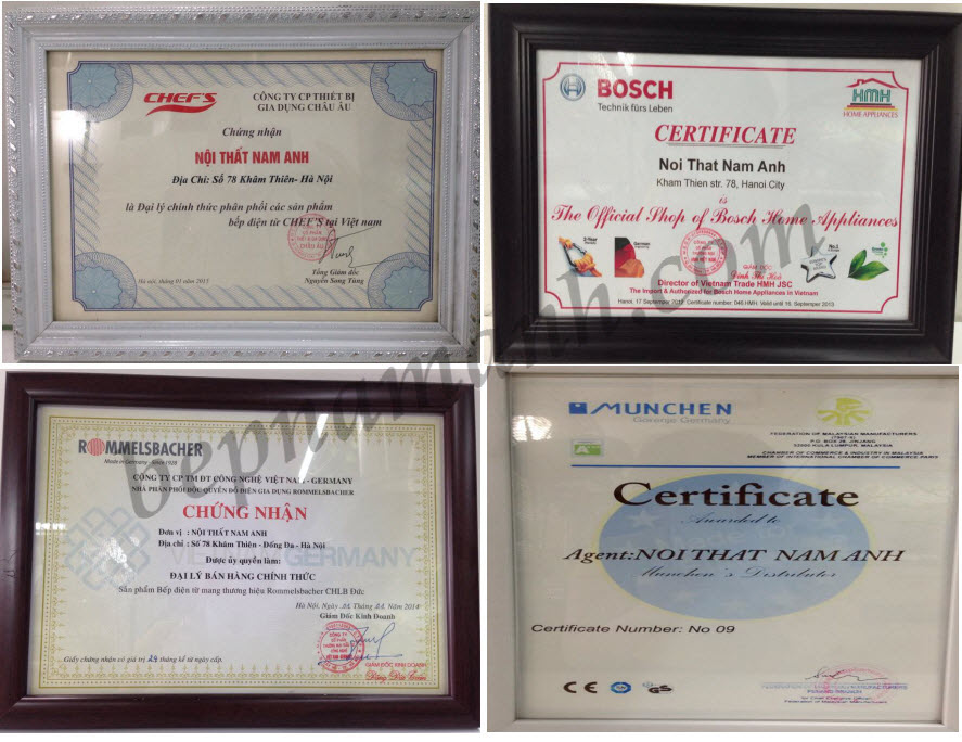 Chứng nhận đại lý