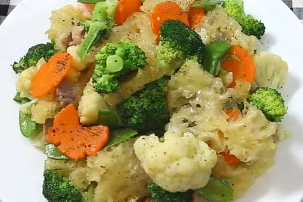 Bóng bì xào thập cẩm