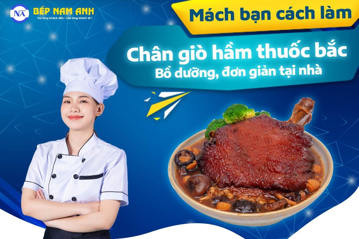Chân giò hầm thuốc bắc