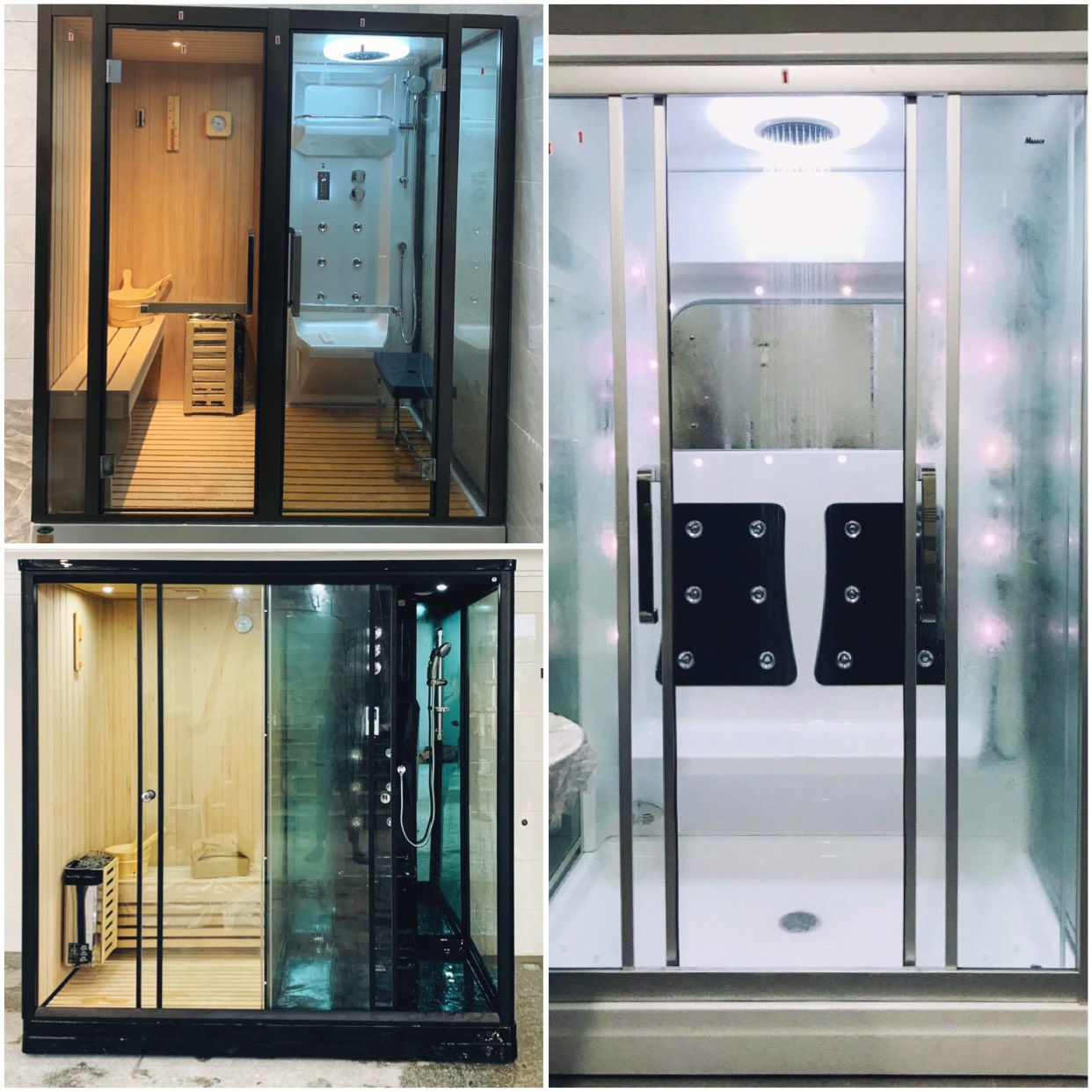 phòng xông hơi thực tế lắp đặt tại nhà