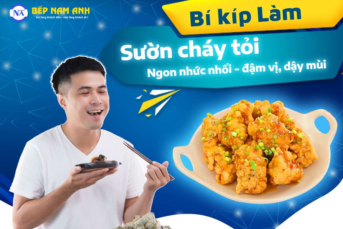 Bí kíp làm sườn cháy tỏi - Ngon nhức nhối, đậm vị, dậy mùi