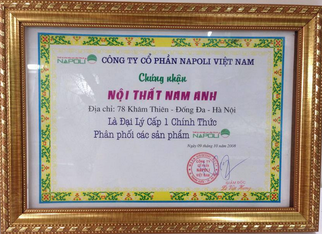 Chứng nhận Napoli
