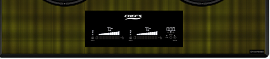 bảng điều khiển của bếp từ Chefs EH-DIH888S