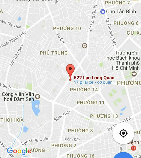 Sơ đồ đường đi đến Bếp Nam Anh Sài Gòn