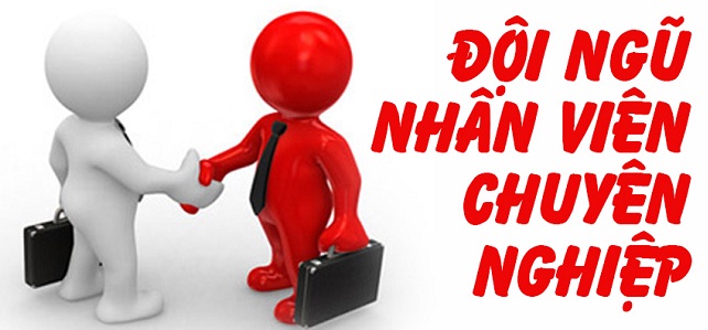 đội ngũ thợ chuyên nghiệp, nhiệt tình trong công việc